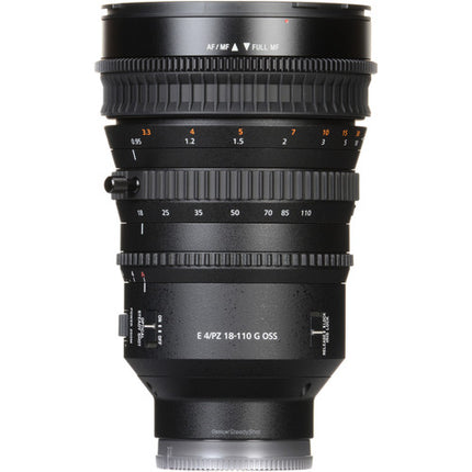 Sony E PZ 18-110mm f4 G OSS Lente zoom estabilizada con apertura constante