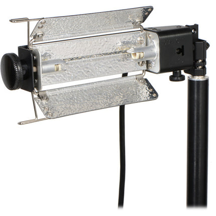 Lowel Two Kit de Iluminación con 2 Luces Tungsteno Stands 3 m y Paraguas 27 pulgadas