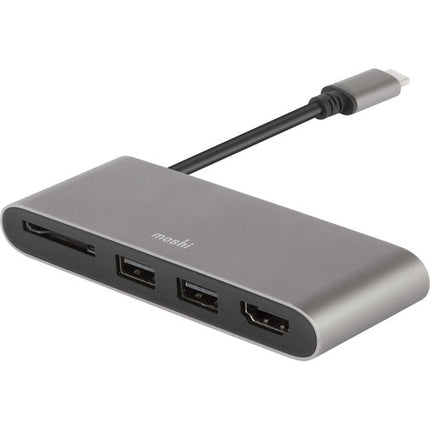 Moshi Hub Adaptador Multimedia USB 3.0 con HDMI 4K y Lector SDXC