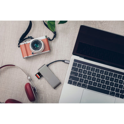 Moshi Hub Adaptador Multimedia USB 3.0 con HDMI 4K y Lector SDXC