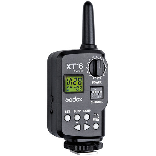 Godox XT-16 Disparador de Flash Inalámbrico 2.4 GHz Alcance 100 m