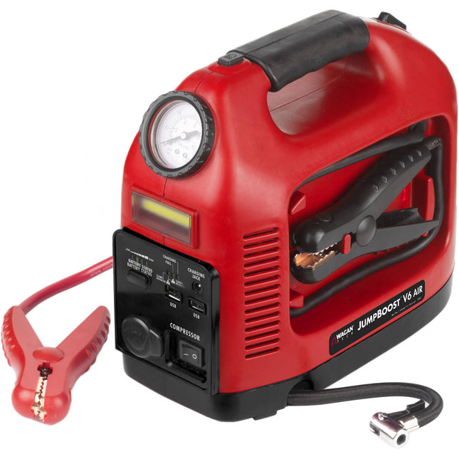WAGAN JumpBoost V6 Air Arrancador Portátil 600 Amperios Compresor de Aire