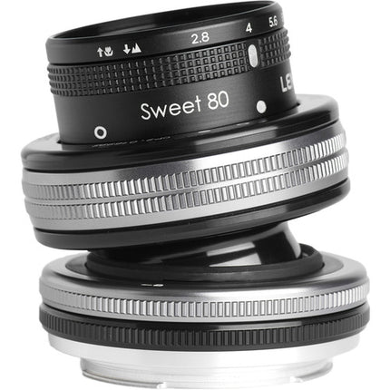 Lensbaby Composer Pro II con Sweet 80 Óptica para Sony E Montura E F2.8 a F22