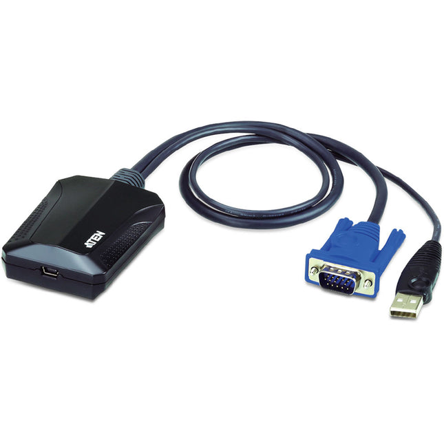 ATEN Portable Laptop USB Console Crash Cart Adaptador USB 2.0 VGA