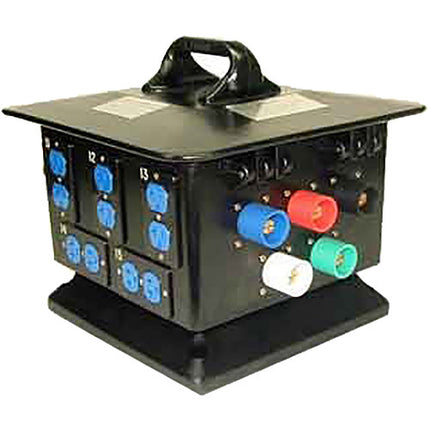 Lex Products PowerHOUSE Pagoda Caja de Distribución Eléctrica 100A 120 208 VAC 15 Circuitos