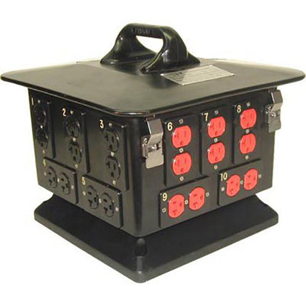Lex Products PowerHOUSE Pagoda Caja de Distribución Eléctrica 100A 120 208 VAC 15 Circuitos