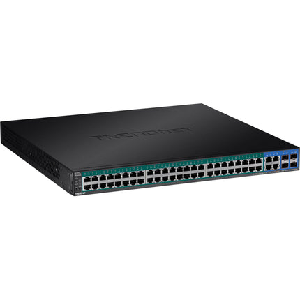 TRENDnet TPE-5240WS Switch PoE+ Gestionado 52 Puertos 370W 104Gbps