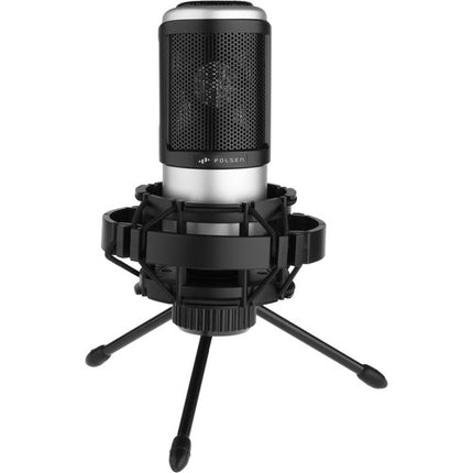 Polsen PR-65 Micrófono Condensador Cardioide Kit Podcasting Portátil 20Hz-20kHz