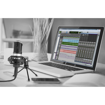 Polsen PR-65 Micrófono Condensador Cardioide Kit Podcasting Portátil 20Hz-20kHz