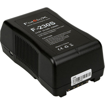 FotodioX Li-Ion 230Wh V-Mount Batería 14.8V 5.75 Horas Autonomía