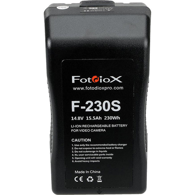 FotodioX Li-Ion 230Wh V-Mount Batería 14.8V 5.75 Horas Autonomía