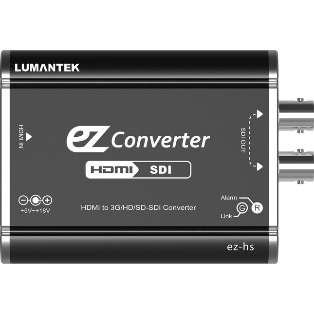 Lumantek HDMI a SDI Convertidor 3G/HD/SD SDI Doble 1080p60 Audio 48 kHz