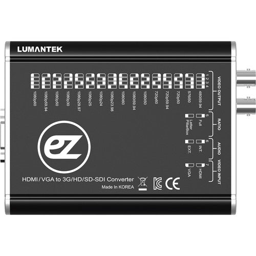 Lumantek Convertidor HDMI VGA a SDI con Escalador 1080p60 y Audio 48 kHz