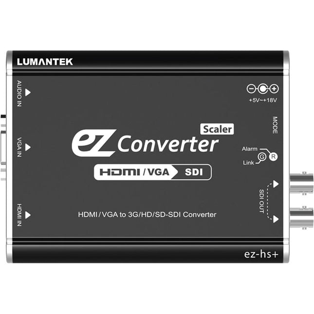 Lumantek Convertidor HDMI VGA a SDI con Escalador 1080p60 y Audio 48 kHz
