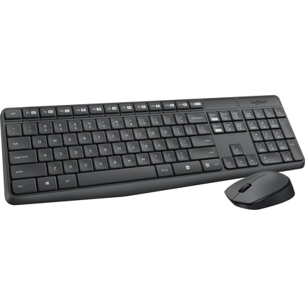 Logitech MK235 Teclado y Ratón Inalámbricos 2.4 GHz Alcance 10 m
