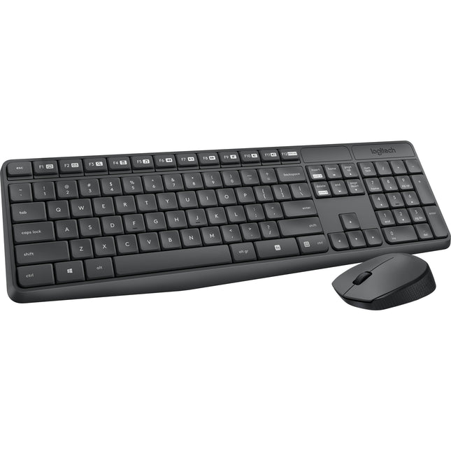 Logitech MK235 Teclado y Ratón Inalámbricos 2.4 GHz Alcance 10 m