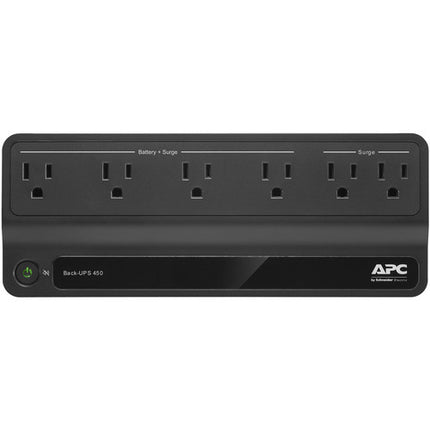 APC Back-UPS BN450M SAI 450 VA 255W con 6 Salidas NEMA 5-15R y Protección de Equipos