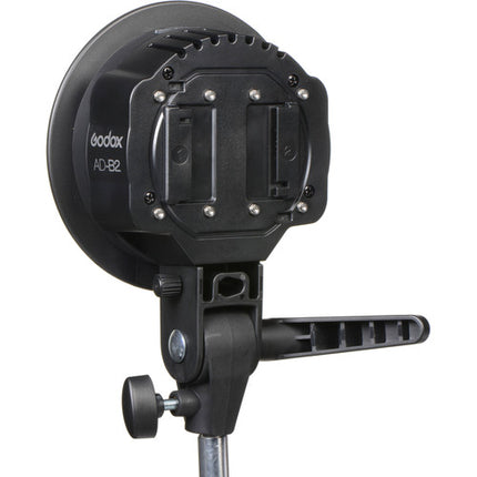 Godox Soporte de Doble Flash para AD200 con Montura Bowens y Receptor 5/8"