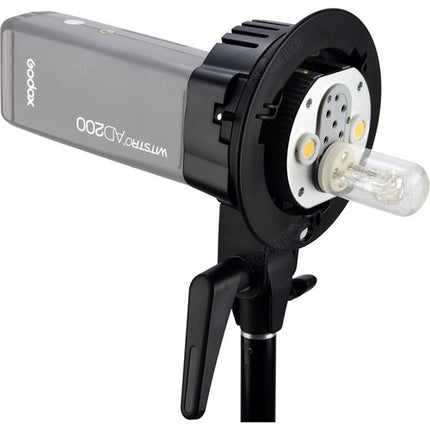 Godox Soporte de Doble Flash para AD200 con Montura Bowens y Receptor 5/8"
