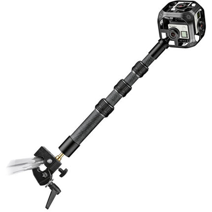 Manfrotto Carbon Fiber Boom Pole para Cámara VR 1 a 2.6 pies ligera y resistente