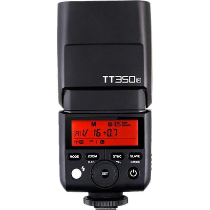 Godox TT350F Mini Thinklite Flash TTL para cámaras FUJIFILM 118 GN Zoom 24-105mm