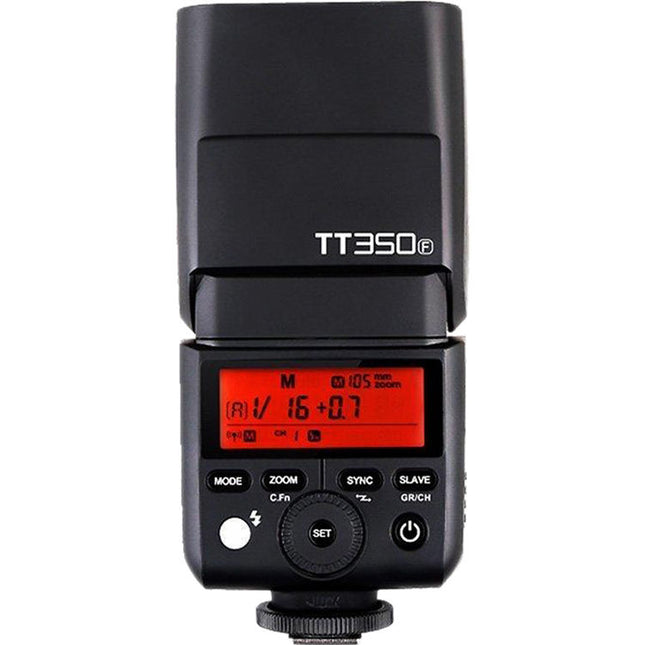 Godox TT350F Mini Thinklite Flash TTL para cámaras FUJIFILM 118 GN Zoom 24-105mm