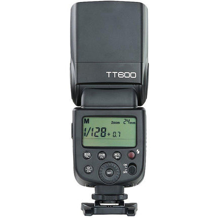Godox TT600 Thinklite Flash Cámara 2.4GHz Zoom 24-200mm con Mini Soporte