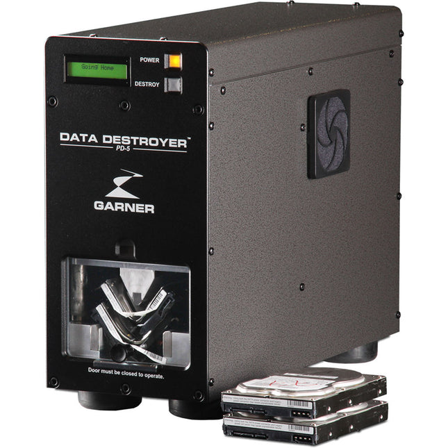 Garner PD-5 Destructor de Discos Duros Alta Capacidad 15500 lb Fuerza 18 Segundos