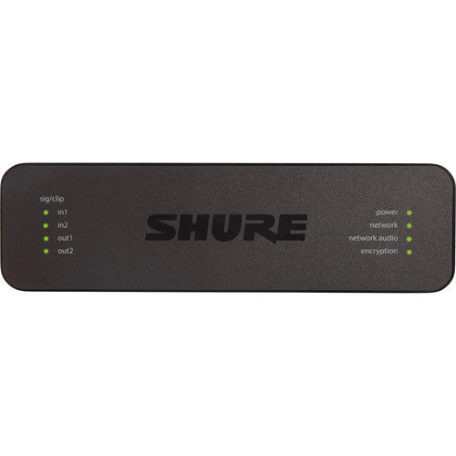 Shure ANI22BLOCK Interfaz de Red de Audio con PoE y 2 Mic Line