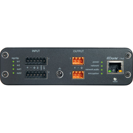 Shure ANI22BLOCK Interfaz de Red de Audio con PoE y 2 Mic Line