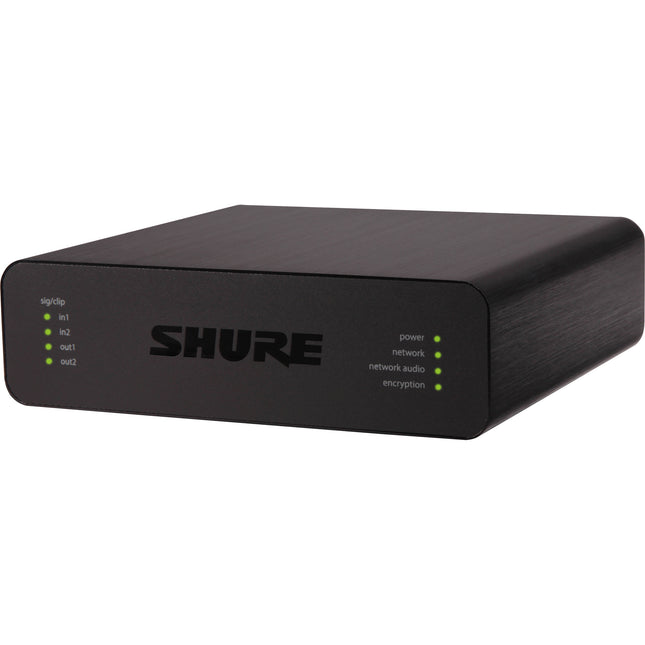 Shure ANI22BLOCK Interfaz de Red de Audio con PoE y 2 Mic Line