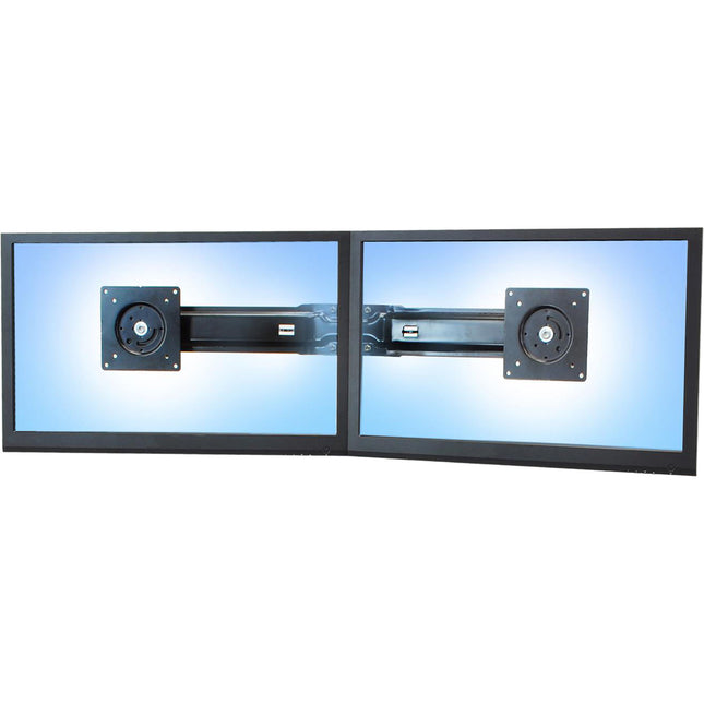 Ergotron Kit para Doble Monitor Soporta Pantallas 17 a 24 Pulgadas 36 lb 360° Rotación
