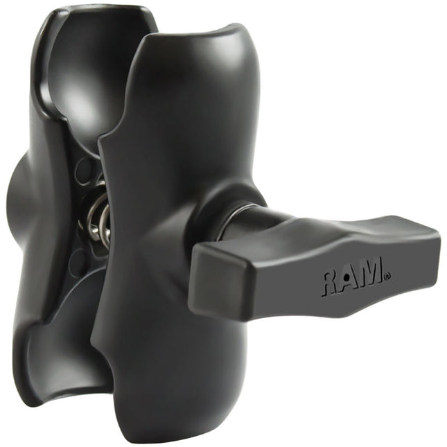 RAM Mounts Short Double Socket Arm para bases de bola C-Size 1.5" aluminio marino
