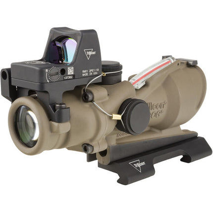 Trijicon 4x32 ACOG Visor para Rifle Doble Iluminación 3.25 MOA Red Dot