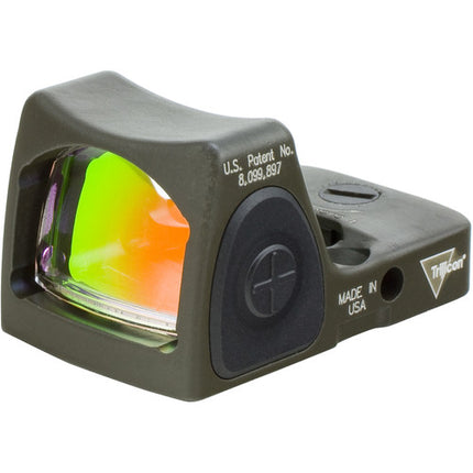 Trijicon RM06 RMR Type 2 Mira Reflex LED Ajustable Punto Rojo 3.25 MOA Cerakote Verde