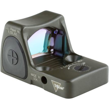 Trijicon RM06 RMR Type 2 Mira Reflex LED Ajustable Punto Rojo 3.25 MOA Cerakote Verde