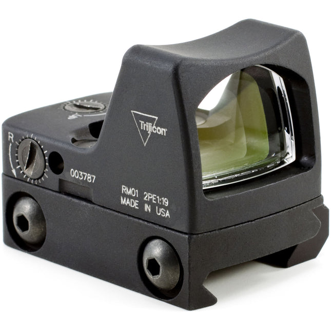 Trijicon RM01 RMR Tipo 2 Visor Reflex LED con Montura RM33 3.25 MOA Negro Mate