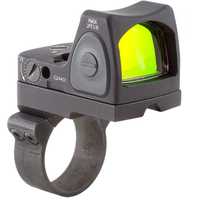 Trijicon RM06 RMR Tipo 2 Mira Reflex LED Ajustable Punto Rojo 3.25 MOA Montura RM36 Negra Mate