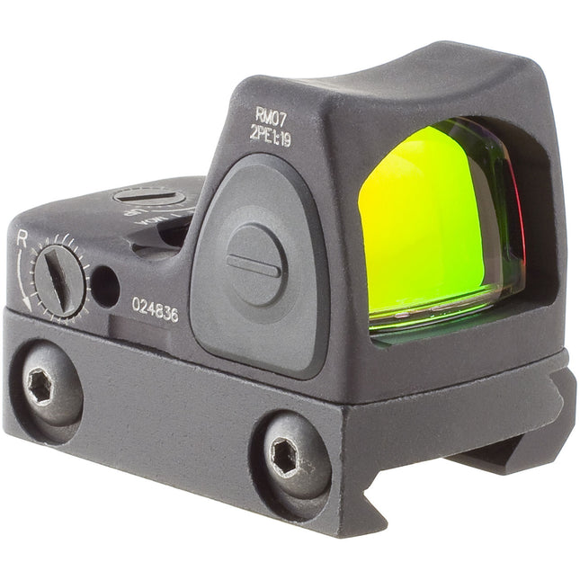 Trijicon RM07 RMR Tipo 2 Mira Reflex LED Ajustable 6.5 MOA con Montura RM33 Negra Mate