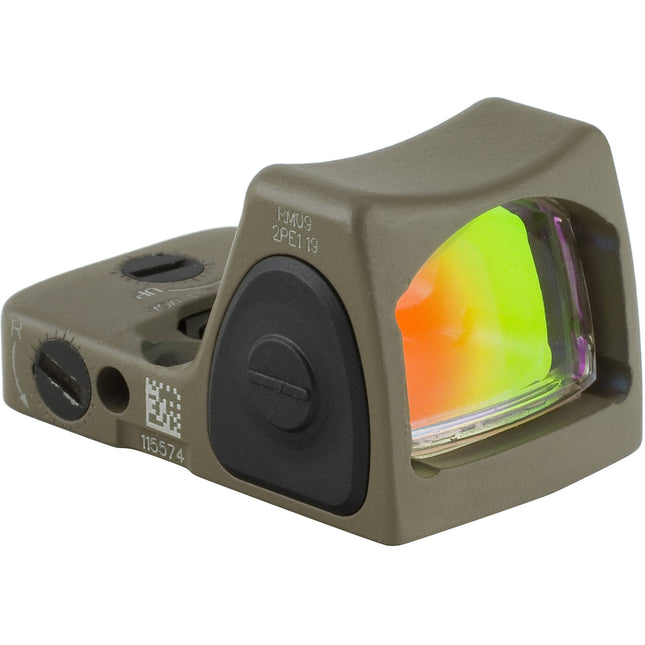 Trijicon RM09 RMR Tipo 2 Mira Reflex LED Ajustable Punto Rojo 1 MOA Cerakote Flat Dark Earth