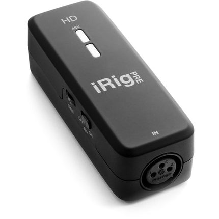 IK Multimedia iRig Pre HD Interfaz de Audio Kit con Micrófono y Brazo Boom