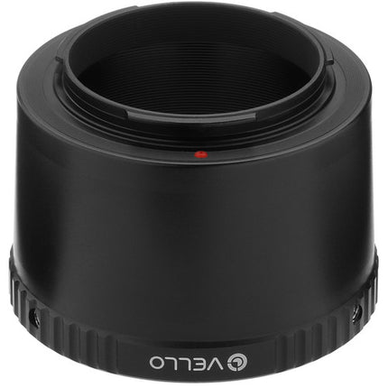 Vello Adaptador de Lente T-Mount a FUJIFILM X-Mount con Enfoque Infinito Interior Mate Negro