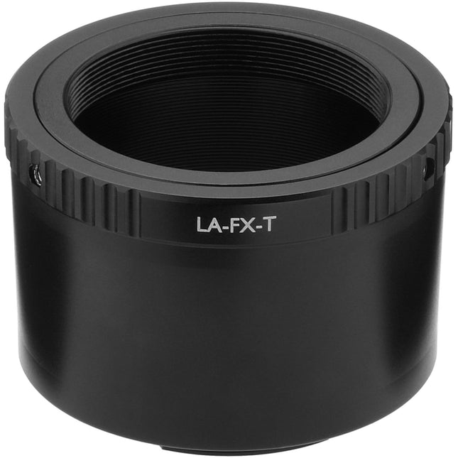 Vello Adaptador de Lente T-Mount a FUJIFILM X-Mount con Enfoque Infinito Interior Mate Negro