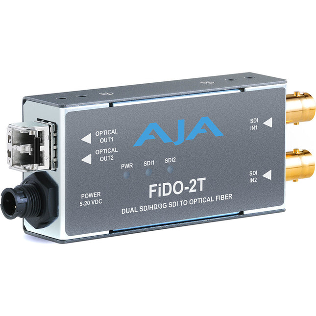 AJA Transmisor Fibra Óptica LC Multimodo 2 Canales 3G-SDI
