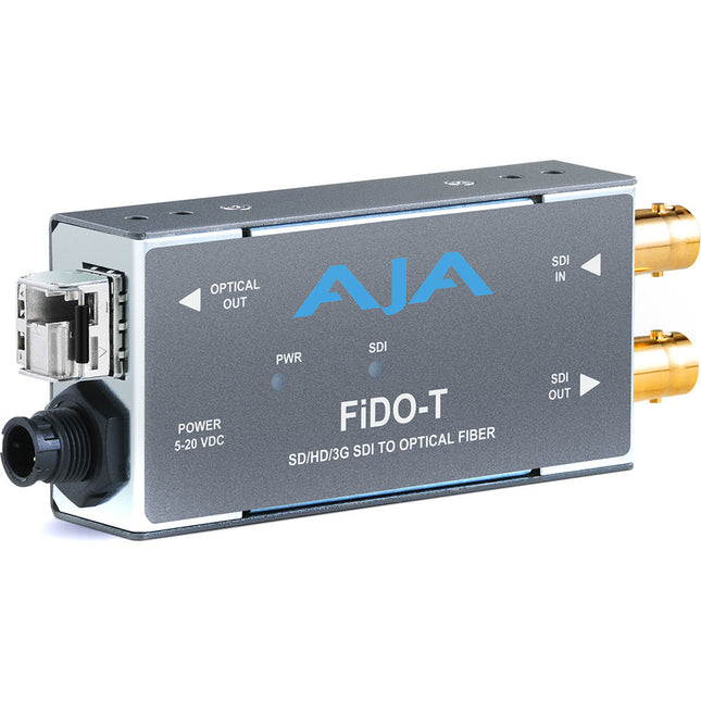 AJA 1-Channel 3G-SDI a transmisor de fibra óptica Multi-Mode LC