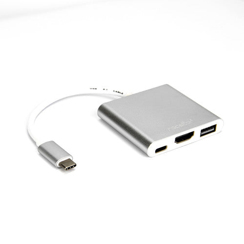 Rocstor Adaptador Multipuerto USB Type-C a HDMI con Puertos USB y HDMI Bus Powered