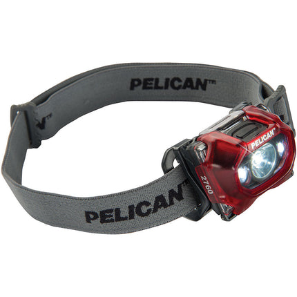 Pelican 2760 Gen 3 Linterna Frontal LED 204 Lúmenes IPX4 Rojo