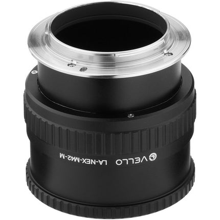 Vello M42 Adaptador de Lente para Sony E Montura con Macro Focusing Helicoide Metal
