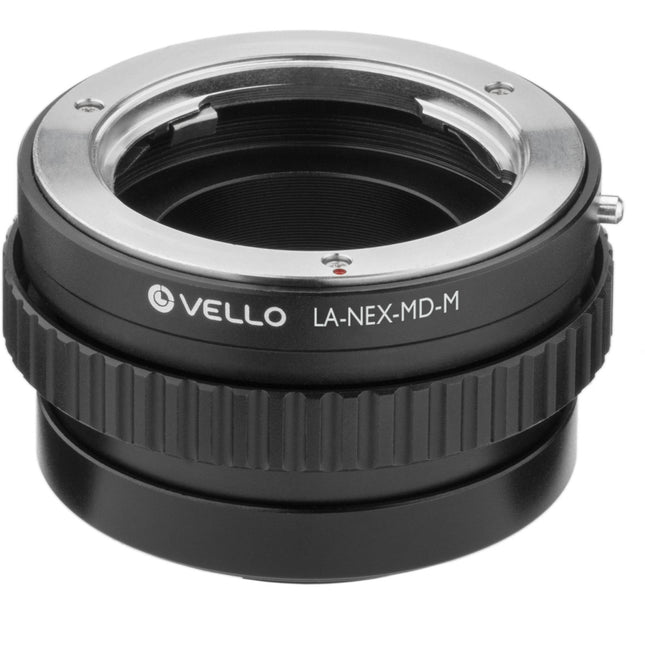 Vello Adaptador de Lente Minolta MD a Sony E con Macro y Metal