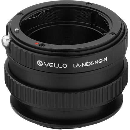 Vello Adaptador de Objetivo Nikon F a Sony E con Enfoque Macro y Control de Apertura